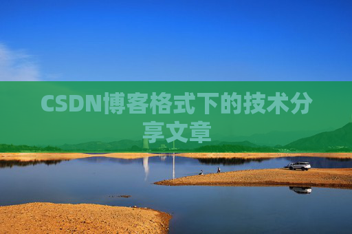 CSDN博客格式下的技术分享文章